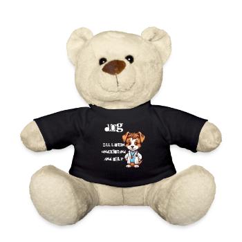 Dein pelziger Heiler - Teddy - Schwarz - Vorne
