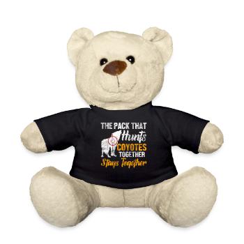Coyote Hunt Coyote Hunter Yote - Teddy Bear - black - Front