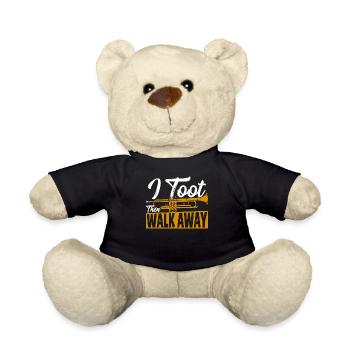 Trompettiste I Toot puis Walk Away Trompettiste - Nounours - noir - Devant