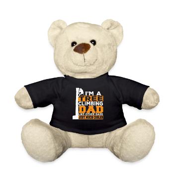 Je suis un papa grimpeur d’arbres comme les autres - Nounours - noir - Devant