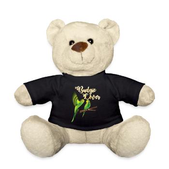 J’adore perruche perruche amateur perruche - Nounours - noir - Devant