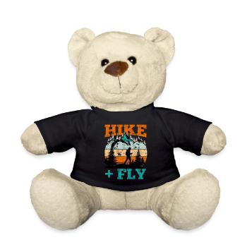 Randonnée et vol Chemise de randonnée Vol de fond - Nounours - noir - Devant