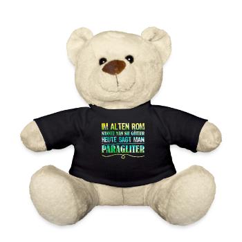 Paragliders Today they say paragliders - Teddy Bear - black - Front