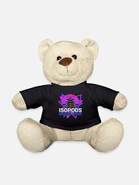 Isopods Retro Vaporwave Isopod - Teddy - Schwarz