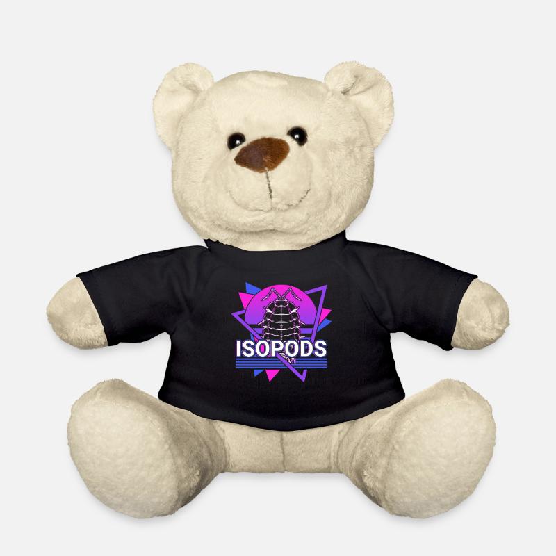 Isopods Retro Vaporwave Isopod - Teddy - Schwarz