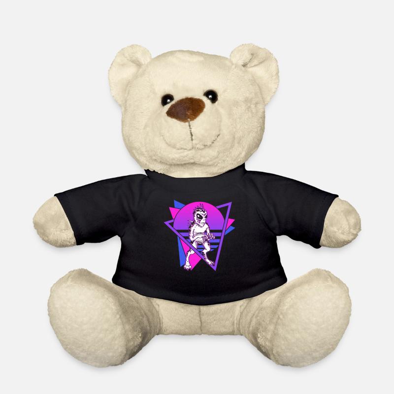 Chupacabra Krypto Kryptozoologie Retro - Teddy - Schwarz