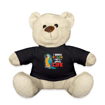 Aras I bring Color into your Life Macaw Parrot - Teddy Bear - black - Front