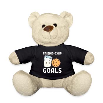 Kekse und Milch Keksliebhaber - Teddy - Schwarz - Vorne