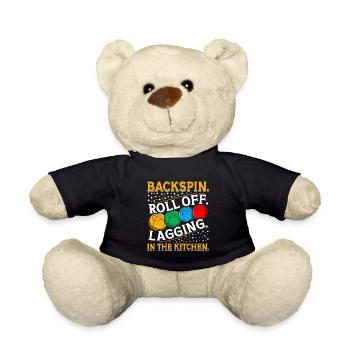 Funny Bocce Game - Teddy Bear - black - Front