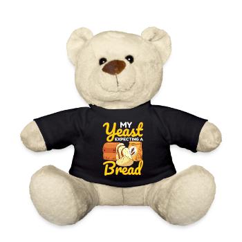 Lustiger Brotbacken-Bäcker - Teddy - Schwarz - Vorne