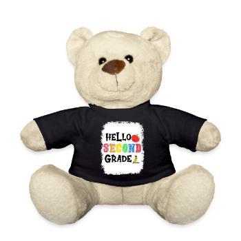 Zweite Klasse Rainbow Girls Jungen Lehrerteam 2. - Teddy - Schwarz - Vorne