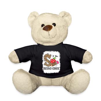 Zweite Klasse Rainbow Girls Jungen Lehrerteam 2. - Teddy - Schwarz - Vorne