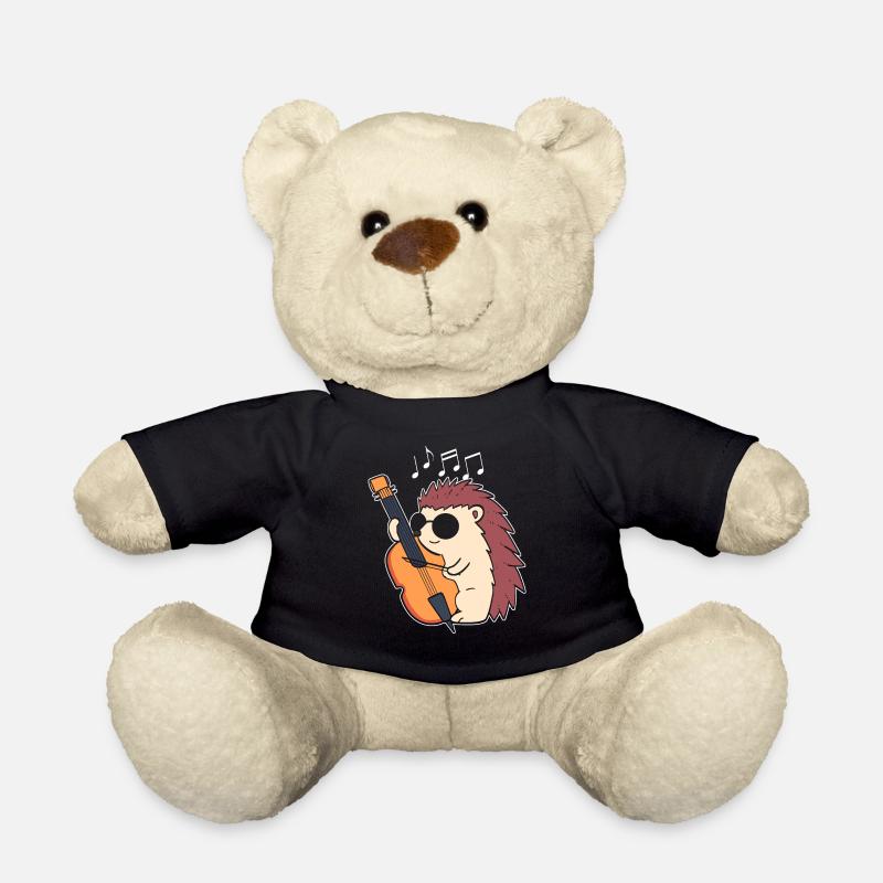 Igel spielt Cello Cello-Spieler - Teddy - Schwarz