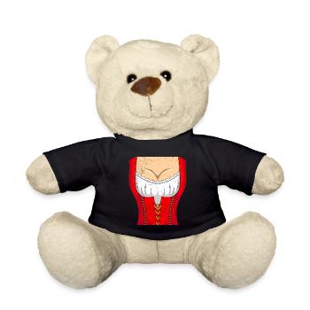 Chemise Dirndl Bayerisch Trachten - Nounours - noir - Devant