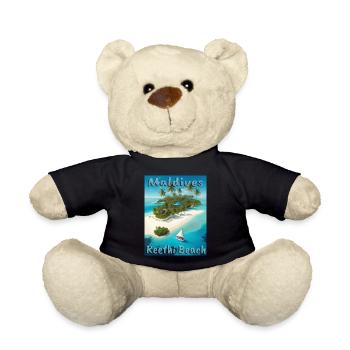 Sommerträume auf den Malediven: Entspannung am Ree - Teddy - Schwarz - Vorne