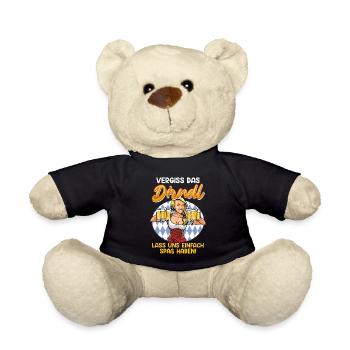 Bierfan Frauen Vergiss das Dirndl Bayerisches - Teddy - Schwarz - Vorne