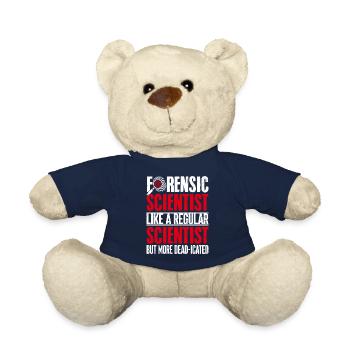 Funny coroner, but death-yearning - Teddy Bear - french navy - Front