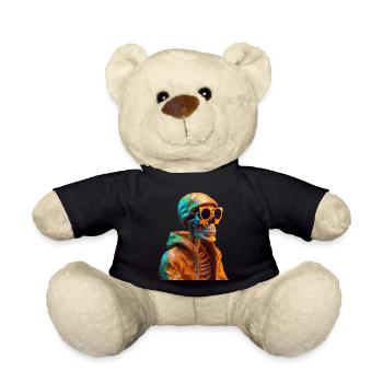 Skeleton Halloween Horror Monster Blood Sunglasses - Teddy Bear - black - Front