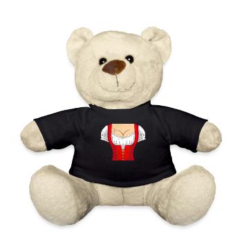 Chemise Dirndl Bayerisch Trachten - Nounours - noir - Devant