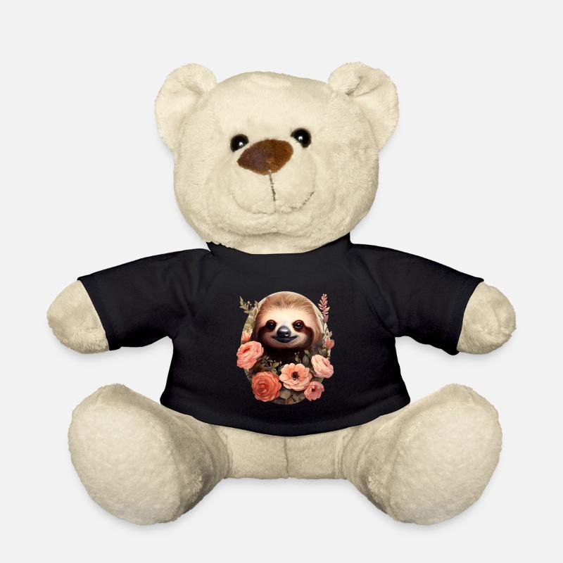 Faultier - Teddy - Schwarz