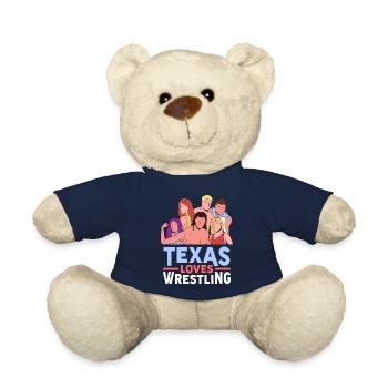 Conception de lutte au Texas pour les fiers fans du Texas - Nounours - bleu marine - Devant