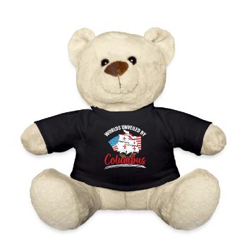 Von Kolumbus entdeckte Welten Indigene - Teddy - Schwarz - Vorne