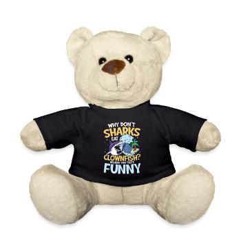 Why Don't Sharks Eat Clownfish Taste Funny - Teddy - Schwarz - Vorne