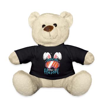 Official Apres-Ski Haserl Skihasen Skifahren - Teddy - Schwarz - Vorne