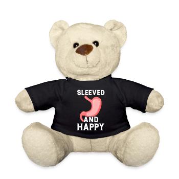 Lustige Magenhülse Bariatrische Chirurgie - Teddy - Schwarz - Vorne