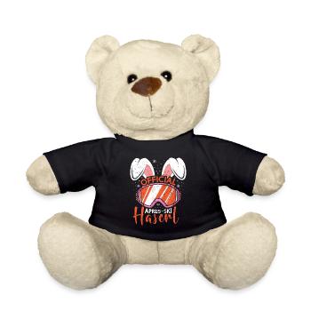 Official Apres-Ski Haserl Skihasen Skifahren - Teddy - Schwarz - Vorne