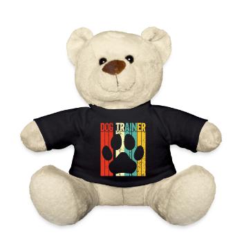 Hundetrainer Welpe Lustiges Haustier Training - Teddy - Schwarz - Vorne