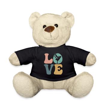 Breakdance Dancing Breakdancer Hip Hop Dance - Teddy Bear - black - Front