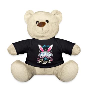 Apres-Ski Häschen Apres-Ski Bunny Apres-Ski Haserl - Teddy - Schwarz - Vorne