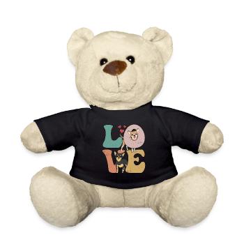 Chihuahua Chien AMOUR - Nounours - noir - Devant
