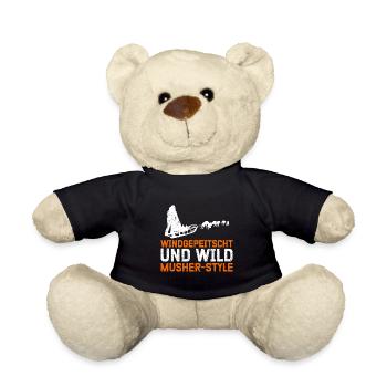 Musher Style Windgepeitscht und Wild Mushing - Teddy - Schwarz - Vorne
