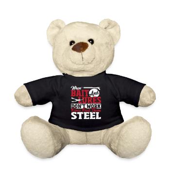Speerfischer Wenn Köder und Köder nicht - Teddy - Schwarz - Vorne