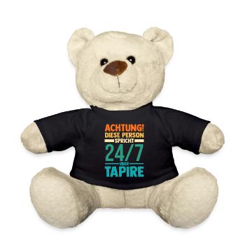Tapir - Teddy - Schwarz - Vorne