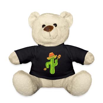 Cinco De Mayo Cactus Pflanzenbiologe - Teddy - Schwarz - Vorne