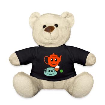Gastronomy Host Tea Teapot Drinks - Teddy Bear - black - Front
