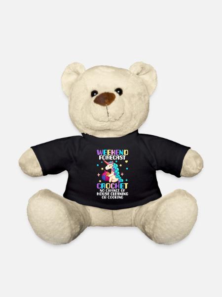 Häkeln - Teddy - Schwarz