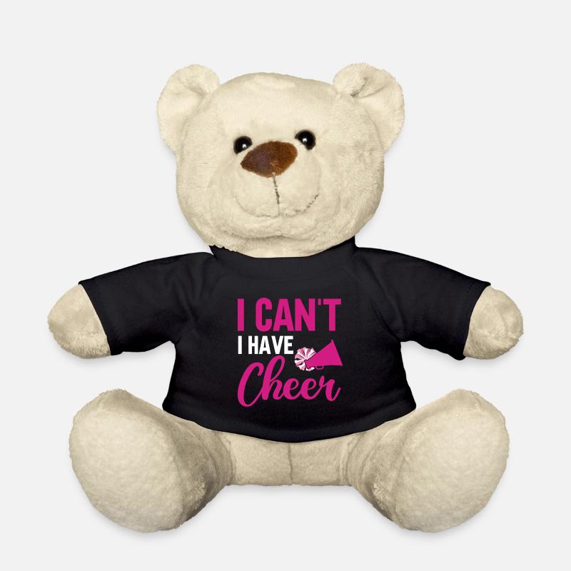 Cheerleadermädchen Cheerleading Jubel Jugend - Teddy - Schwarz