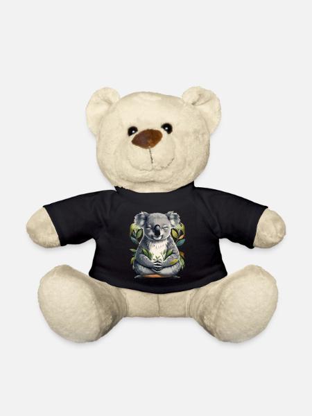Koala Meditation - Teddy - Schwarz
