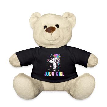 BJJ Mom Martial Arts - Teddy Bear - black - Front