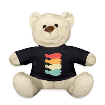 Lustige Sacabambaspis Fisch Meme Retro - Teddy - Schwarz - Vorne