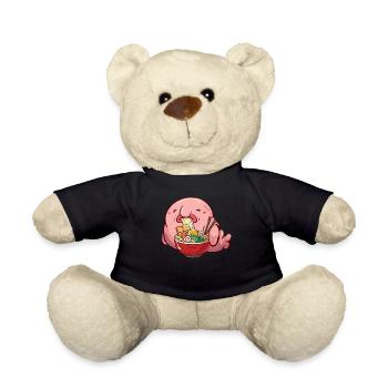 Kawaii Blobfish Ramen Japanisches Essen - Teddy - Schwarz - Vorne