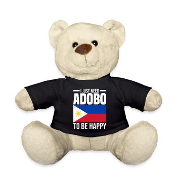 Philippinen Flagge - Teddy - Schwarz - Vorne
