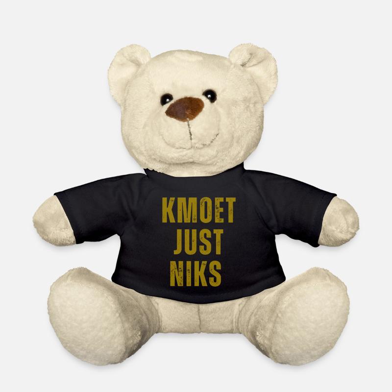 Kmoet just niks, Antwerps dialect Shirts - Nounours - noir