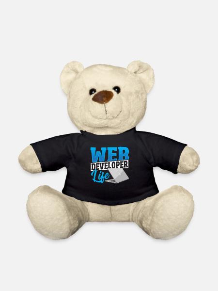 Web Developer Life Web Developer Programmer - Teddy - Schwarz