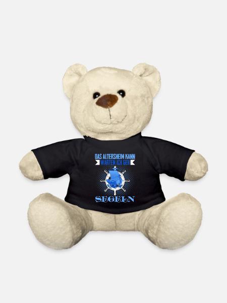 Rentner Das Altersheim kann Warten Ich Geh Segeln - Teddy - Schwarz