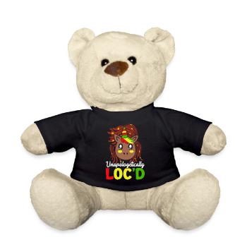 Melanin Braune Haut Schwarze Geschichte - Teddy - Schwarz - Vorne